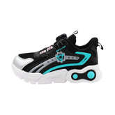 TENIS NIÑO 18238 NEGRO/VERDE AQUA