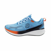 TENIS CABALLERO OC-01 AZUL CIELO/NARANJA