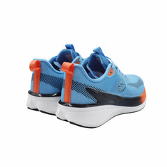 TENIS CABALLERO OC-01 AZUL CIELO/NARANJA