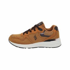 TENIS CABALLERO PX-7066 MOSTAZA/CAFÉ