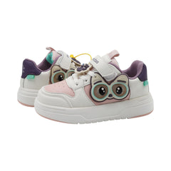 TENIS NIÑA 19379 BEIGE/ROSA