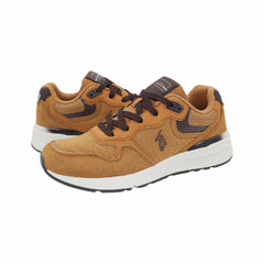 TENIS CABALLERO PX-7066 MOSTAZA/CAFÉ