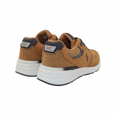 TENIS CABALLERO PX-7066 MOSTAZA/CAFÉ