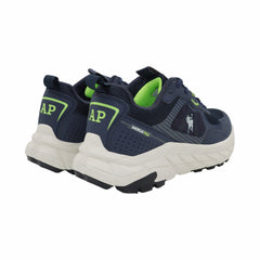 TENIS CABALLERO 2665 MARINO/VERDE NEON