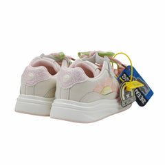 TENIS NIÑA 20225 BEIGE/ROSA