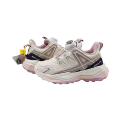 TENIS NIÑA 19319 BEIGE/ROSA