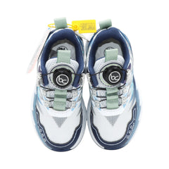 TENIS NIÑO 20226 BLANCO/GRIS PLATA/MARINO