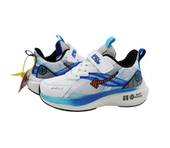 TENIS NIÑO 19318 BLANCO/AZUL/NEGRO