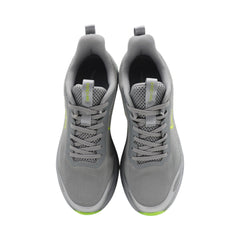 TENIS CABALLERO 19396 GRIS PLATA/VERDE NEON