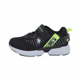 TENIS NIÑO 2669 NEGRO/AMARILLO NEON
