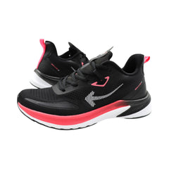 TENIS DAMA 18214 NEGRO/CORAL