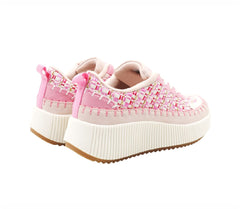TENIS NIÑA 19094 ROSA/LATTE