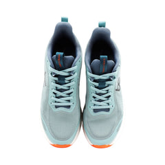TENIS CABALLERO 19396 AZUL/NARANJA