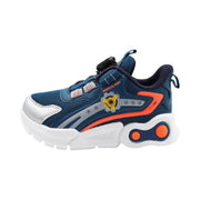TENIS NIÑO 18238 AZUL REY/NARANJA/GRIS PLATA
