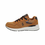 TENIS CABALLERO PX-7066 MOSTAZA/CAFÉ