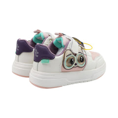 TENIS NIÑA 19379 BEIGE/ROSA