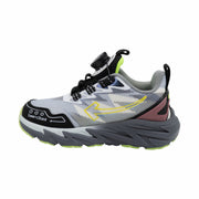TENIS NIÑO 20226 GRIS/NEGRO/AMARILLO