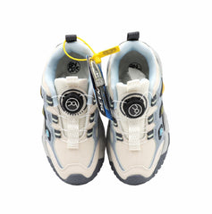 TENIS NIÑO 20200 BEIGE/AZUL CLARO