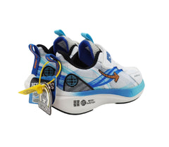 TENIS NIÑO 19318 BLANCO/AZUL/NEGRO
