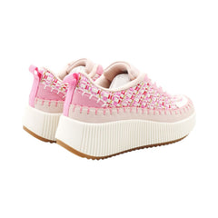 TENIS NIÑA 19094 ROSA/LATTE