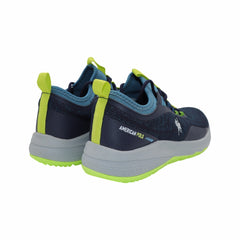 TENIS CABALLERO 2659 MARINO/AMARILLO NEON