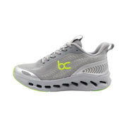TENIS CABALLERO 19396 GRIS PLATA/VERDE NEON