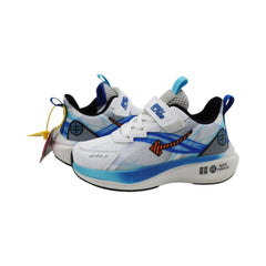 TENIS NIÑO 19318 BLANCO/AZUL/NEGRO