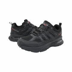 TENIS CABALLERO PX-7016 NEGRO/ROJO