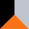 NEGRO/GRIS PLATA/NARANJA