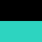 NEGRO/VERDE AQUA