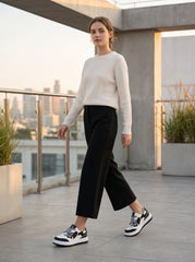 TENIS DAMA 19146 NEGRO/LATTE