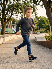 TENIS NIÑO 18564 GRIS OXFORD